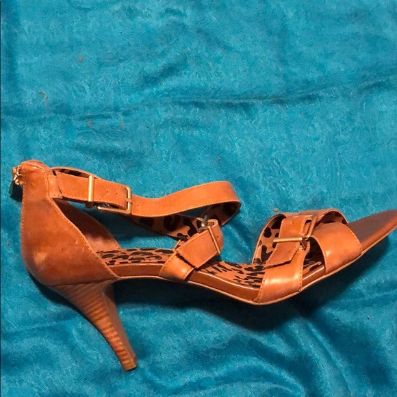Jessica Simpson Strappy Leather Heels. NWOT - Picture 3 of 7